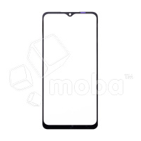 Стекло для переклейки Samsung Galaxy M12 (M127F) в сборе с OCA пленкой Черный - OR (Mitsubishi)