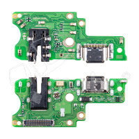 Шлейф для Infinix Note 30 Pro (X678B) плата на системный разъем/разъем гарнитуры/микрофон