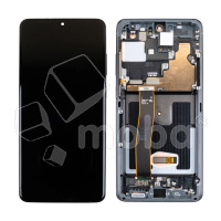Дисплей для Samsung Galaxy S20 Ultra (G988B) модуль с рамкой Черный - Сервисный Оригинал