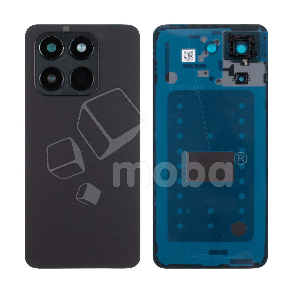 Задняя крышка для Huawei Honor 400 Smart 5G (LGN-NX1) Черный - Премиум