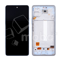 Дисплей для Samsung Galaxy A53 5G (A536B) модуль с рамкой Голубой - (OLED) (Full Size)