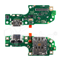 Шлейф для Huawei Nova 13i (CTR-L91) плата на системный разъем/микрофон - Премиум