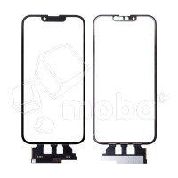 Стекло для переклейки iPhone 13 (A2635) с OCA пленкой + тачскрин + рамка Черный - OR (Mitsubishi)