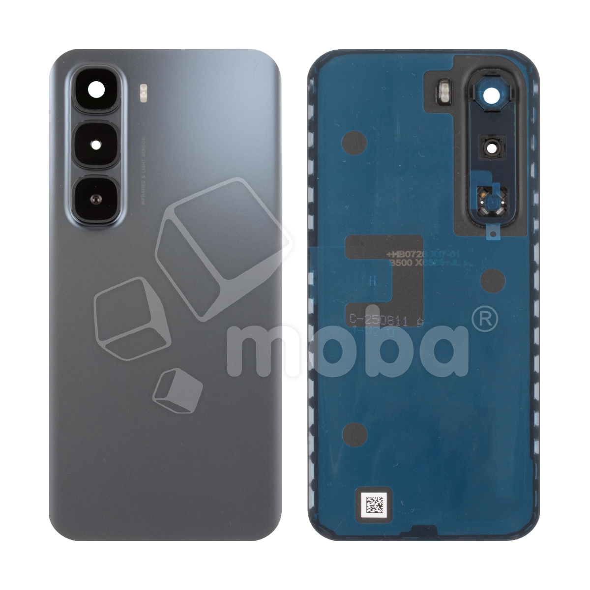 Задняя крышка для Infinix Hot 60 Pro+ (X6886) Черный - Премиум