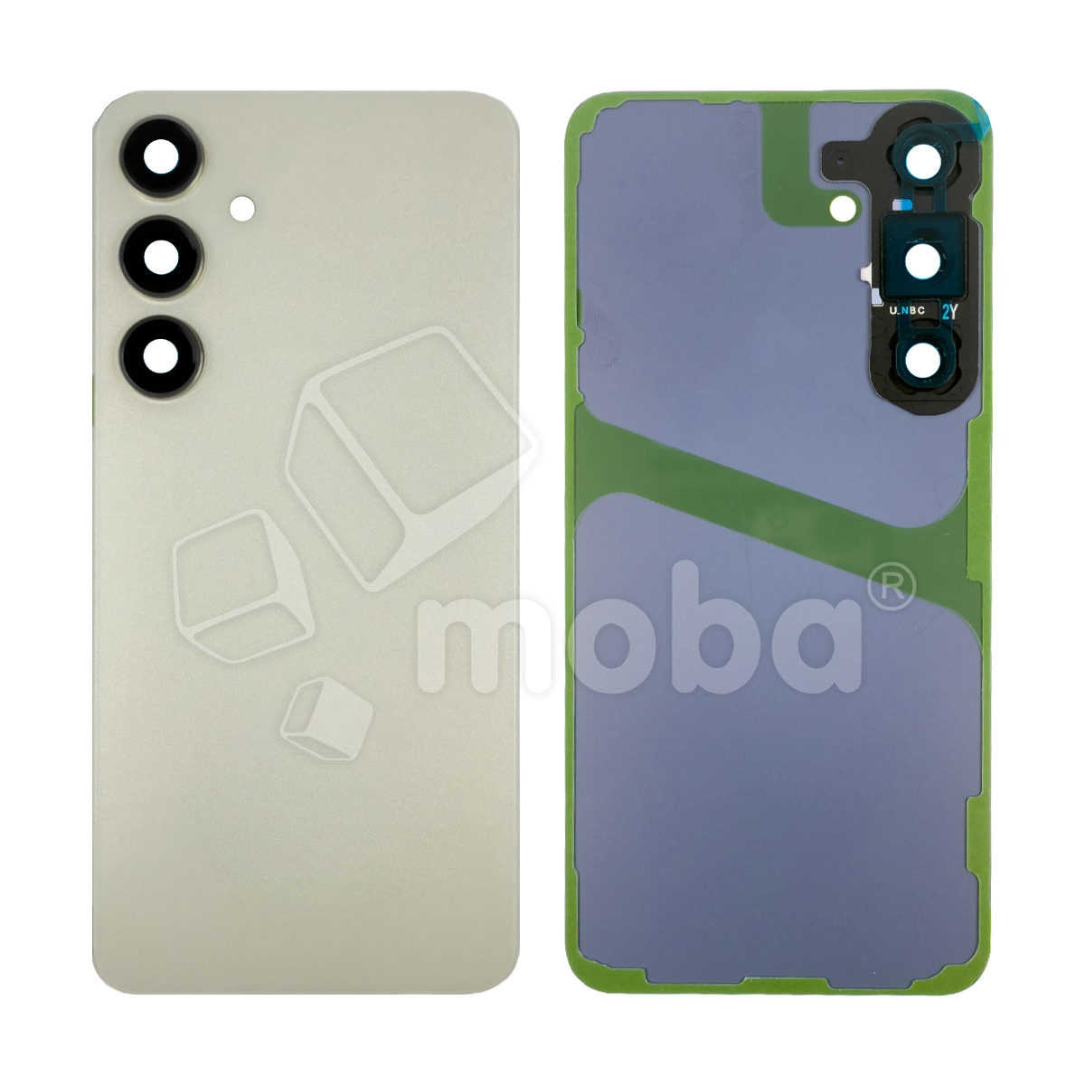Задняя крышка для Samsung Galaxy S24+ (S926B) Желтый - Премиум
