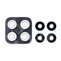 Стекло камеры для Huawei Honor X8b (LLY-LX1) в сборе с рамкой Черный