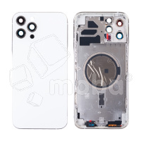 Корпус для iPhone 12 Pro Max (A2411) (1 Sim) Белый - Премиум