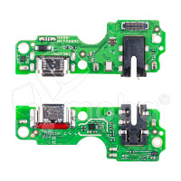 Шлейф для Infinix Hot 30 Play (X6835B) плата на системный разъем/разъем гарнитуры/микрофон