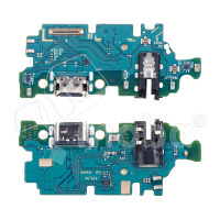 Шлейф для Samsung Galaxy A25 5G (A256E) плата системный разъем/разъем гарнитуры/микрофон - Премиум