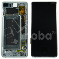 Дисплей для Samsung Galaxy S10+ (G975F) модуль с рамкой Зеленый - OR (SP)