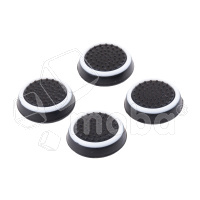 Накладки на стики для геймпада (универсальный, 4 шт.) Черно-белый