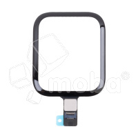 Стекло для переклейки Apple Watch 5/SE/SE 2022/SE 2023 (44 мм) в сборе с тачскрином и OCA пленкой Черный - OR (Feaglet)