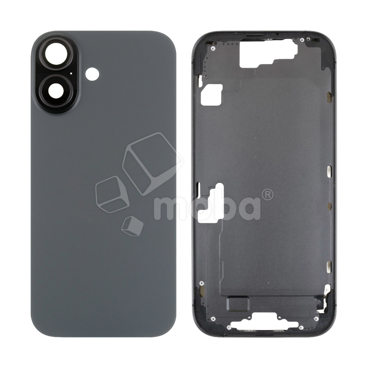 Корпус для iPhone 17 (A3520) (1 Sim) Черный - Премиум
