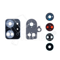 Стекло камеры для Huawei Honor X7a/X7a Plus (RKY-LX1) в сборе с рамкой Черный