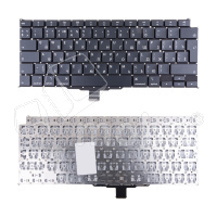 Клавиатура для ноутбука MacBook Air 13" A2179 (2020, Г-образный Enter RU) Черный