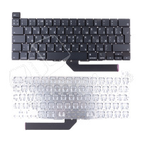 Клавиатура для ноутбука MacBook Pro 16" A2141 (2019, Г-образный Enter RU) Черный