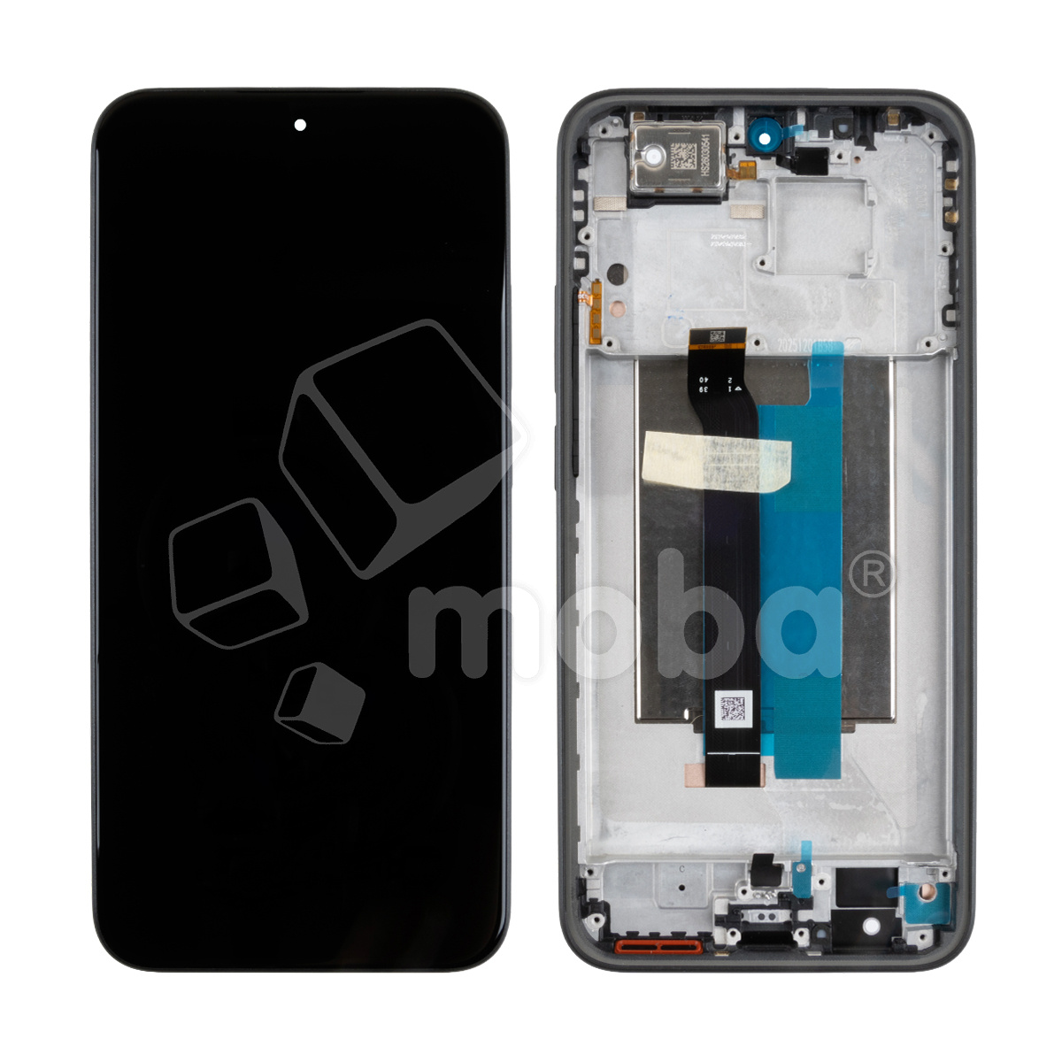 Дисплей для Xiaomi Redmi Note 15 Pro 5G (25060RABDG/25080RABDG) модуль с рамкой Черный - OR (SP)