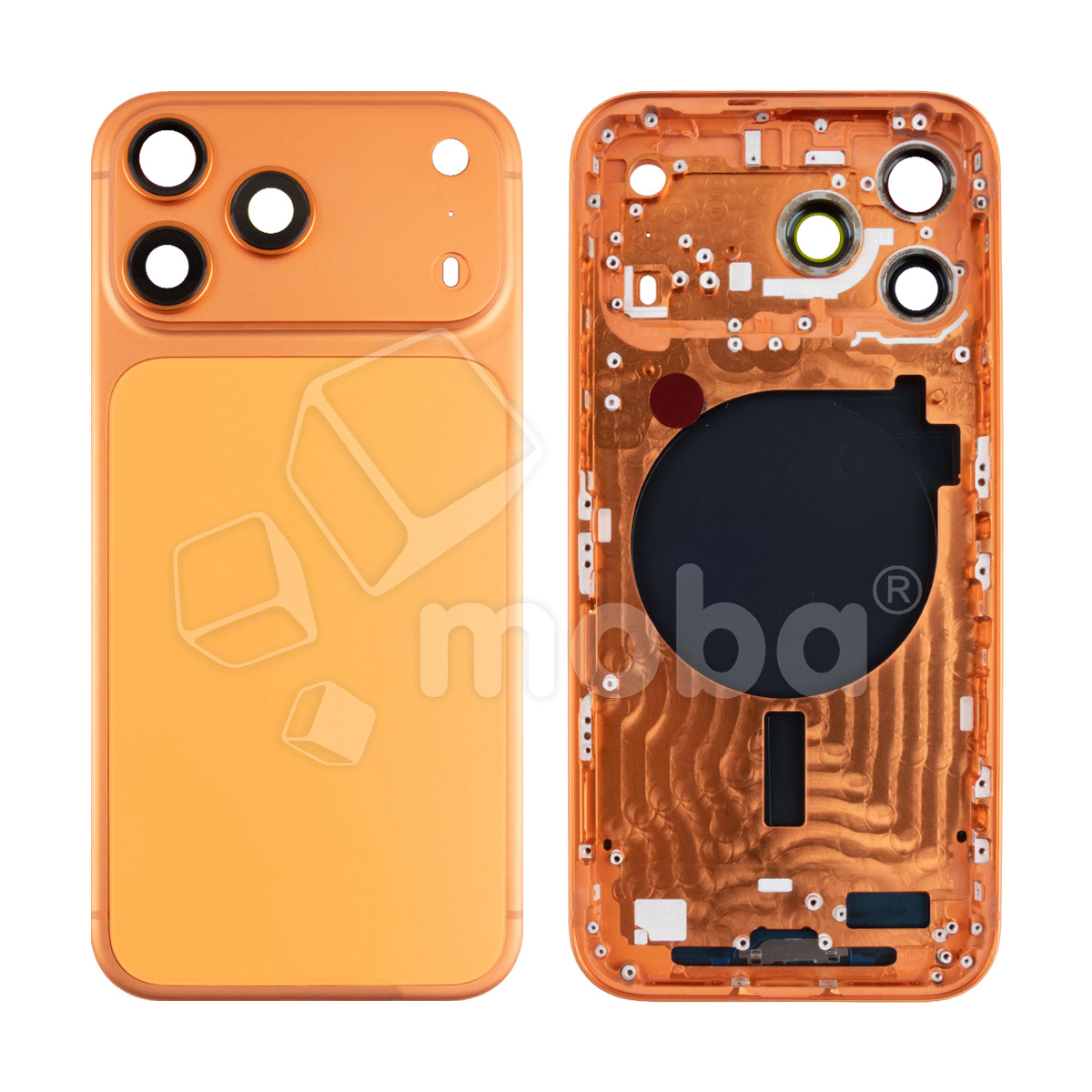 Корпус для iPhone 17 Pro Max (A3526) (1 Sim) Оранжевый - Премиум
