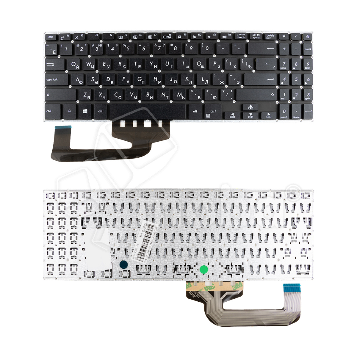 Клавиатура для ноутбука Asus X507/X507MA/X507U/X507UA/X507UB Черный