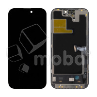 Дисплей для iPhone 14 Pro (A2891) в сборе с тачскрином Черный - DD (Soft OLED, Full HD, 120 Гц) (с верификацией = с привязкой без ошибки)