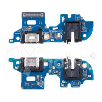 Шлейф для Realme C35 (RMX3511) плата системный разъем/разъем гарнитуры/микрофон - Премиум