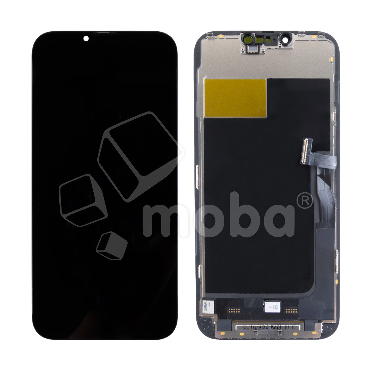 Дисплей для iPhone 13 Pro Max (A2645) в сборе с тачскрином Черный - JCID (In-Cell, Full HD, 120 Гц) (с верификацией = с привязкой без ошибки)