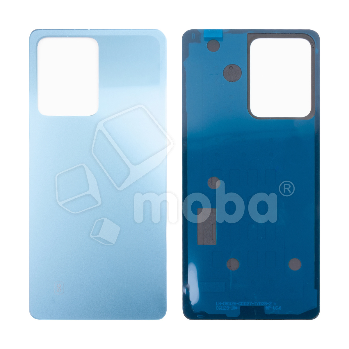 Задняя крышка для Xiaomi Poco X5 Pro 5G (22101320G) Синий