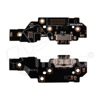 Шлейф для Nokia 5.1 Plus (TA-1105) плата на системный разъем/микрофон - Премиум
