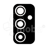 Стекло камеры для Samsung Galaxy M52 5G (M526B) Черный