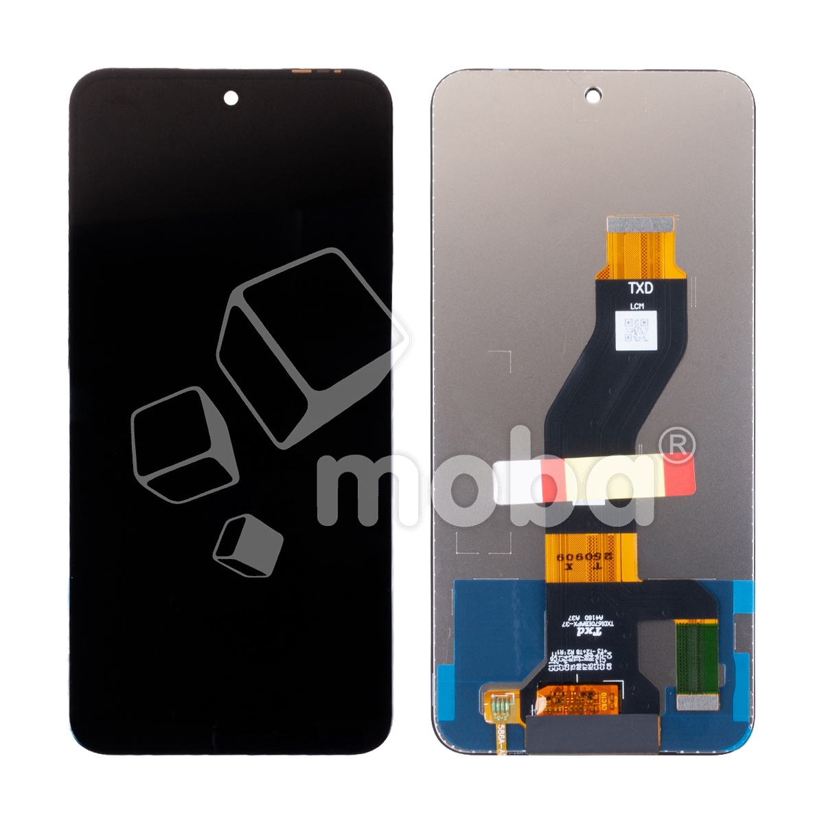 水晶 Дисплей для Infinix Hot 60i 4G (X6728) в сборе с тачскрином Черный