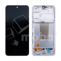 Дисплей для Samsung Galaxy S24 FE (S721B) модуль с рамкой Серебро - OR (SP)