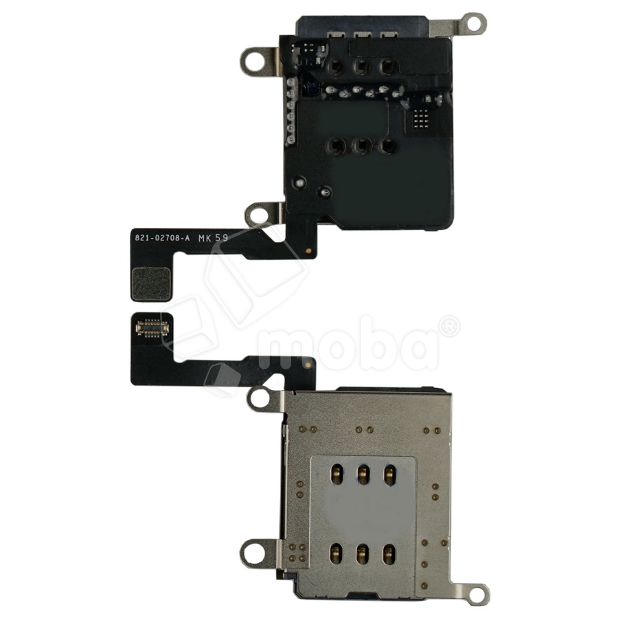 Шлейф для iPhone 12 Pro Max (A2411) на разъем SIM - Премиум