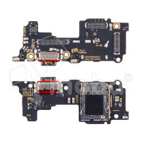 Шлейф для Xiaomi Poco F6 Pro (23113RKC6G) плата системный разъем/разъем SIM/микрофон