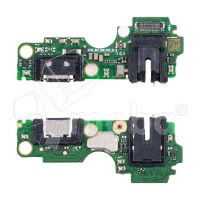 Шлейф для Tecno Spark 20C (BG7n) плата на системный разъем/разъем гарнитуры/микрофон - Премиум