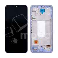 Дисплей для Samsung Galaxy A34 5G (A346B) модуль с рамкой Фиолетовый - (OLED) (Small Size)