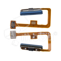 Шлейф для Xiaomi 11 Lite 5G NE (2109119DG) сканер отпечатка пальцев Голубой
