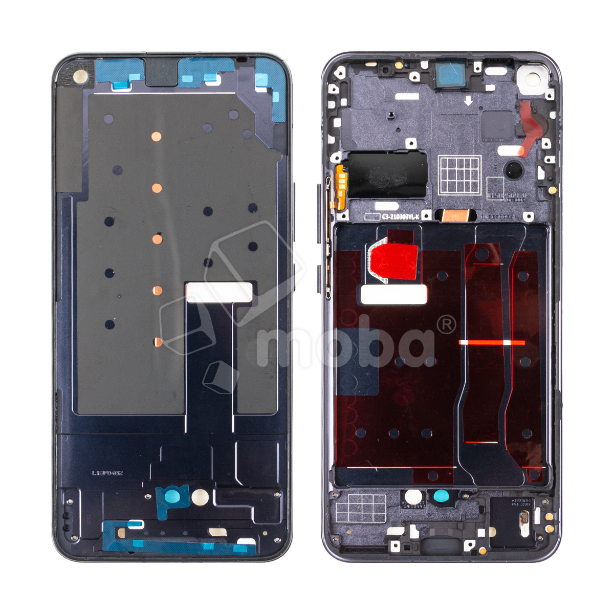 Рамка дисплея для Huawei Honor 30 (BMH-AN10) Черный (возможен дефект ЛКП)