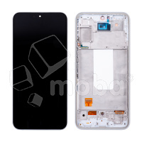 Дисплей для Samsung Galaxy A54 5G (A546E) модуль с рамкой Белый - (OLED) (Full Size)