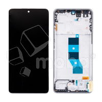 Дисплей для Xiaomi Poco M7 Pro 5G (2409FPCC4G) модуль с рамкой Серебро - OR (SP)