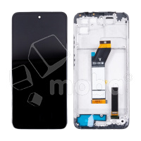 Дисплей для Xiaomi Redmi 10 2022 (22011119UY) модуль с рамкой Черный - OR