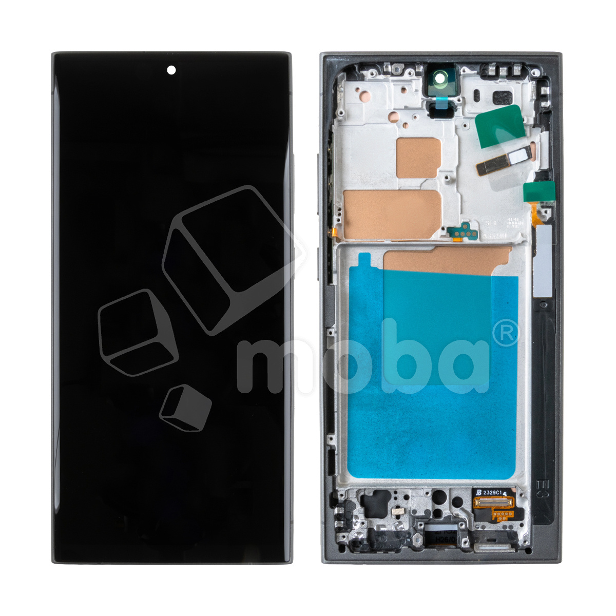 Дисплей для Samsung Galaxy S24 Ultra (S928B) модуль с рамкой Черный - (In-Cell)