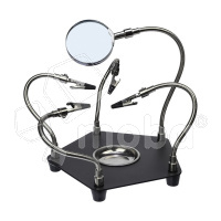 Держатель Kaisi TE-806 для фиксации плат (лупа, зажимы)