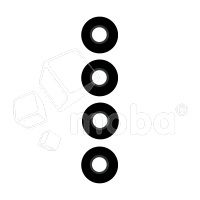 Стекло камеры для Huawei Honor X8b (LLY-LX1) (комплект 4 шт.) Черный