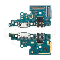 Шлейф для Samsung Galaxy A70 (A705F) плата системный разъем/разъем гарнитуры/микрофон - Премиум