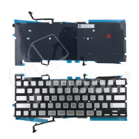 Подсветка клавиатуры для ноутбука MacBook Pro 13" A2251 (2020, прямой Enter RU) Черный