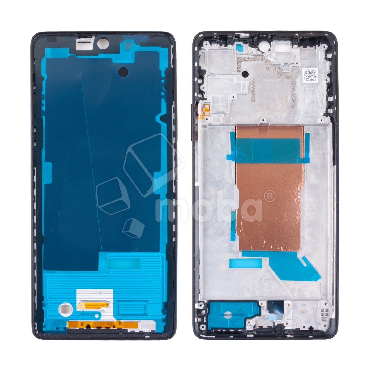 Рамка дисплея для Xiaomi Poco F5 (23049PCD8G) Черный (возможен дефект ЛКП)