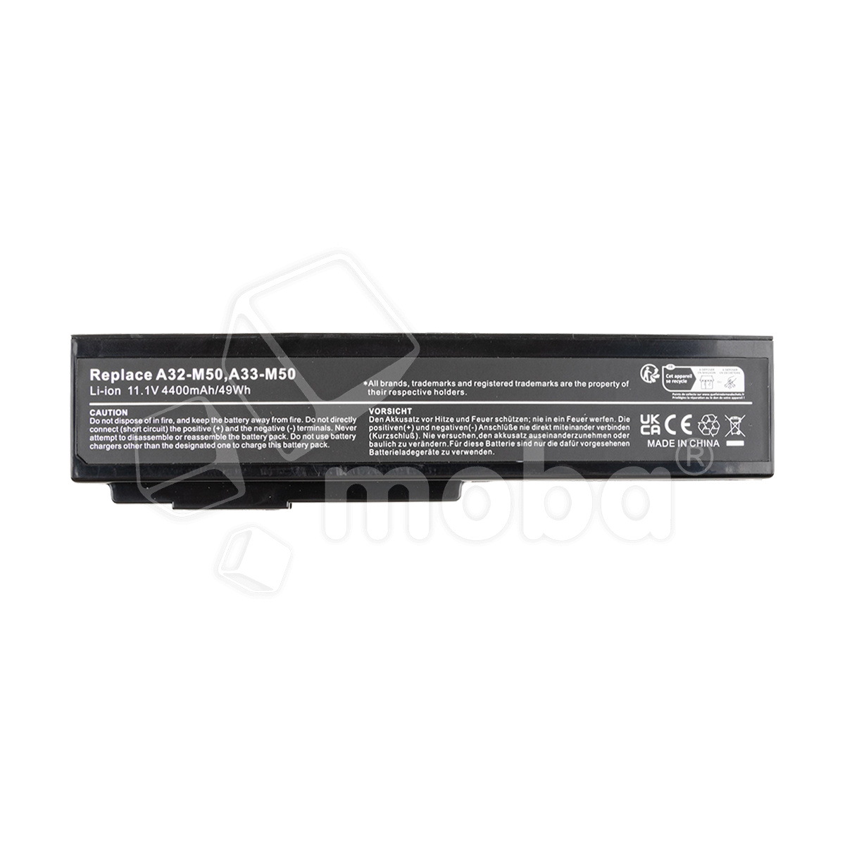 Аккумуляторная батарея для ноутбука Asus M50, M51, X55 (A32-M50) 4400 mAh