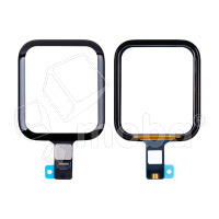 Стекло для переклейки Apple Watch 5/SE/SE 2022/SE 2023 (40 мм) в сборе с тачскрином и OCA пленкой Черный - OR (Mitsubishi)