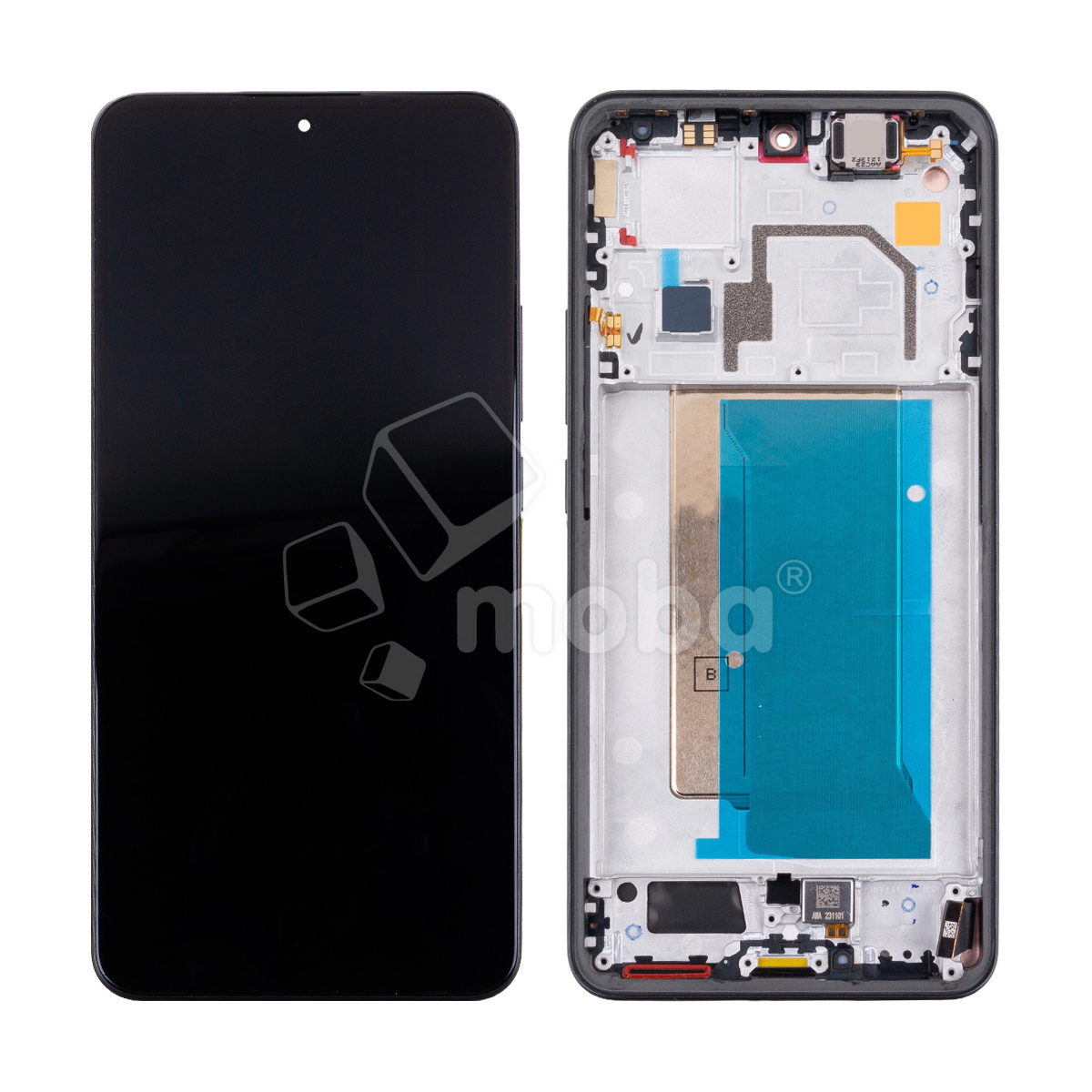 Дисплей для Xiaomi 13T Pro (23078PND5G) модуль с рамкой Черный - OR (SP)