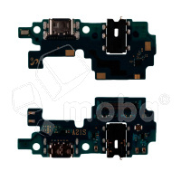 Шлейф для Samsung Galaxy A21s (A217F) плата системный разъем/разъем гарнитуры/микрофон - Премиум